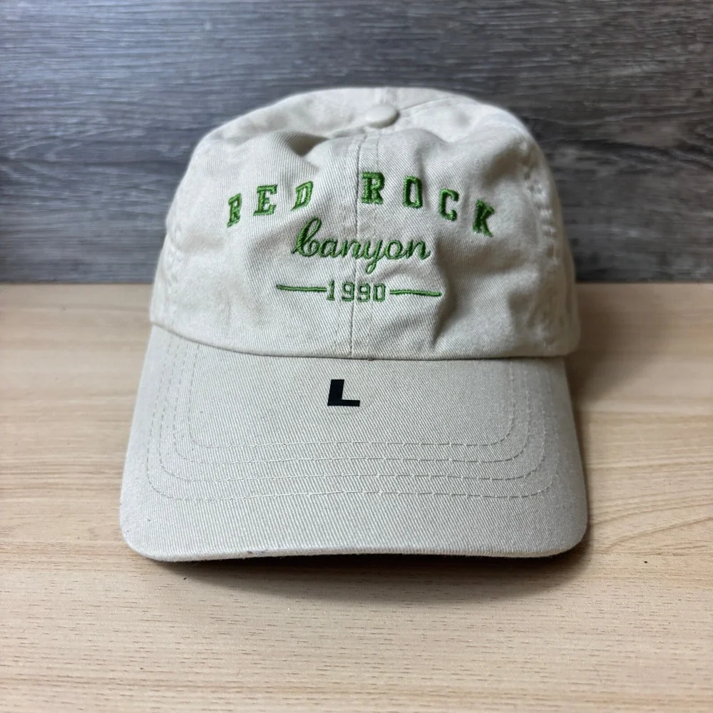 Red Rock Canyon Hat Cap Strap Back Brown Adjustable‎